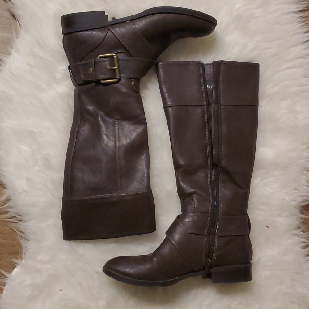 Nine West dark brown boots
